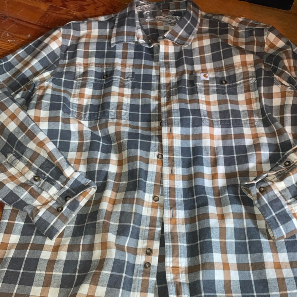 Mens Carhartt flannel size 2xl